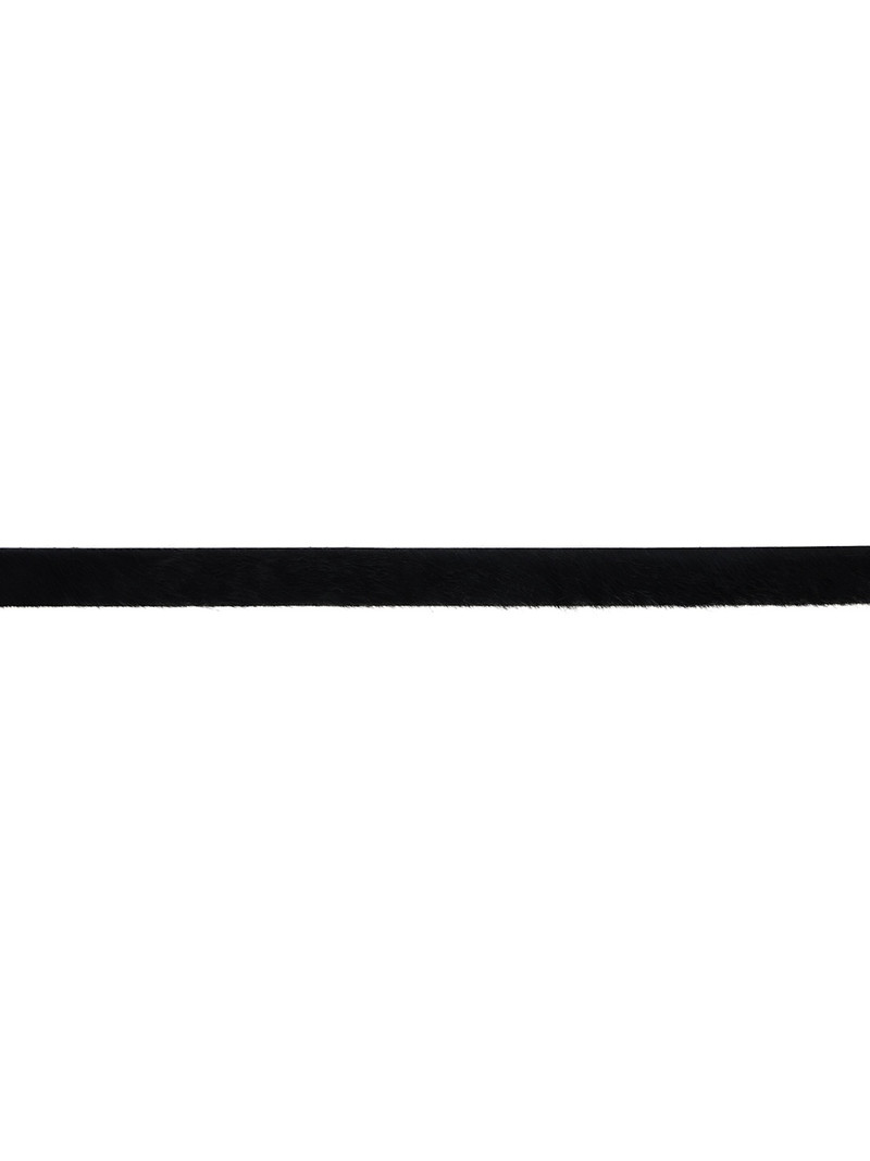 Anderson's Black Skinny Calf-Hair Belt outlook