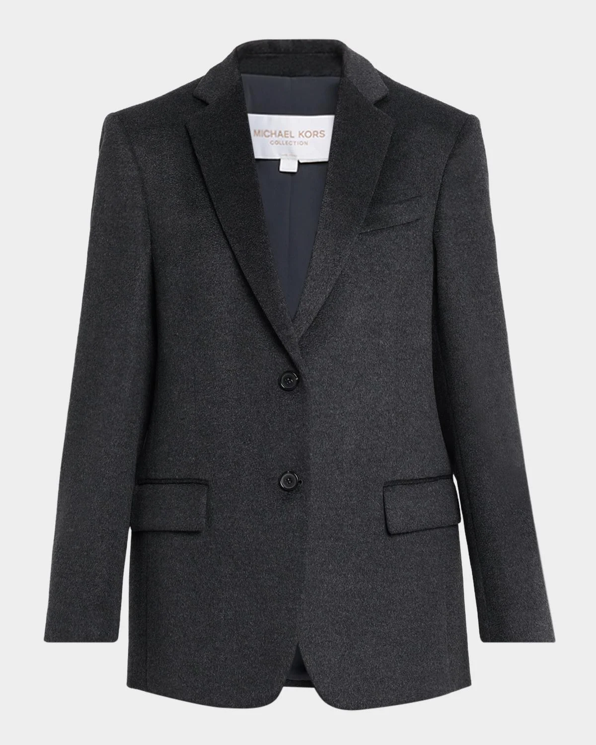 Nico Brushed Cashmere Single-Breasted Tailored Jacket - 1