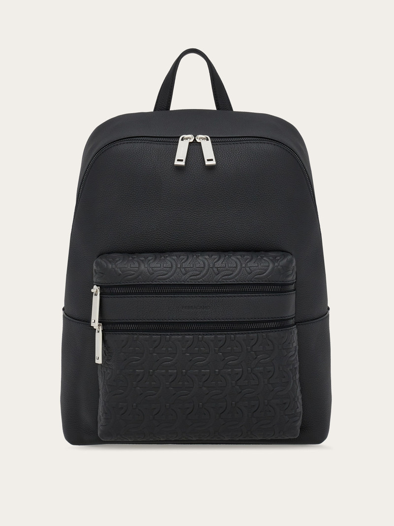 Embossed backpack - 1