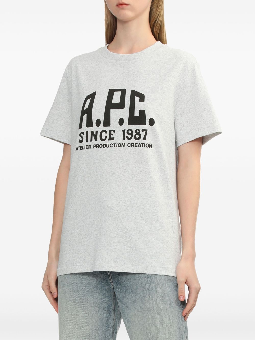 logo-print T-shirt - 3