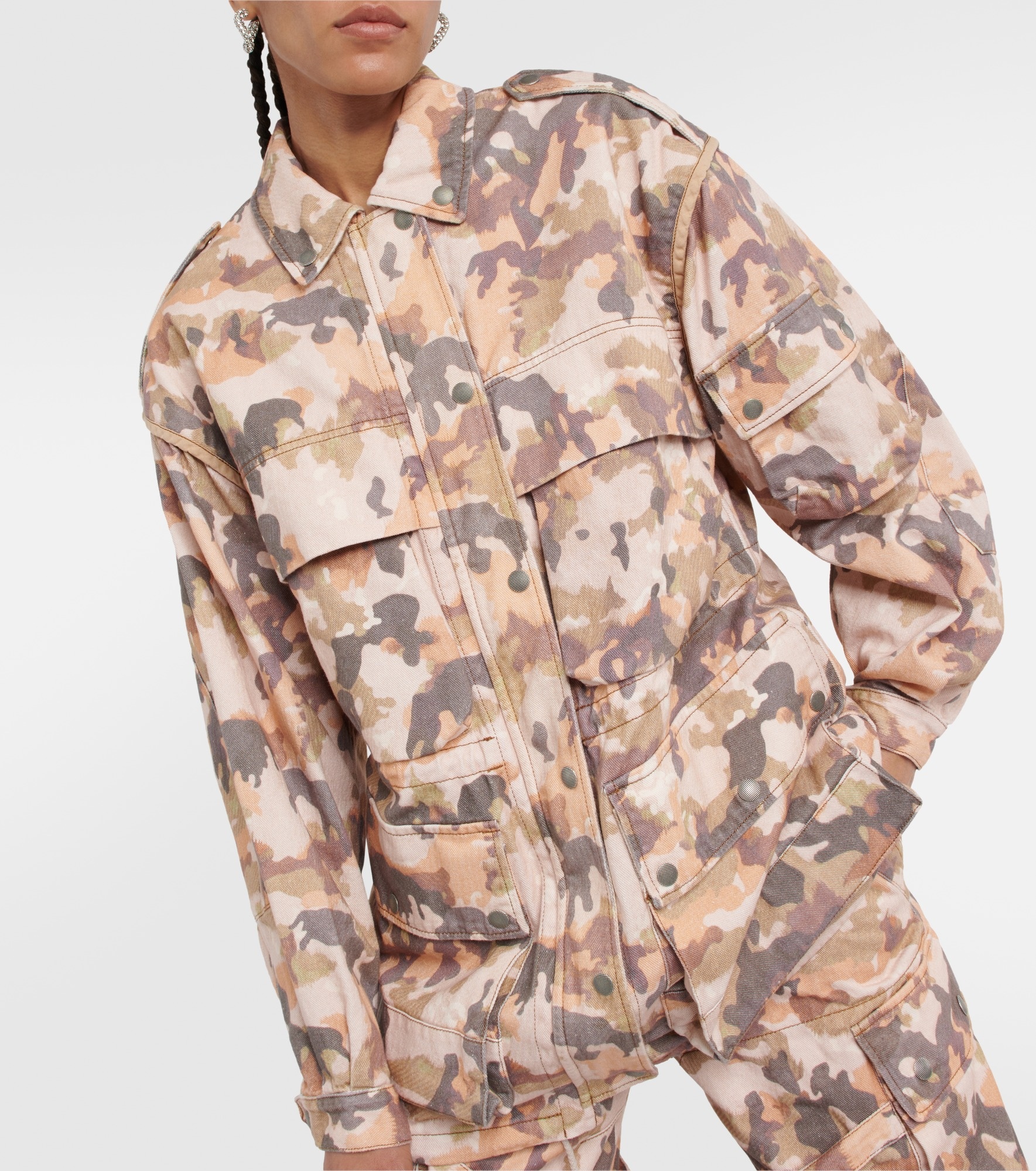 Elize printed cotton jacket - 6
