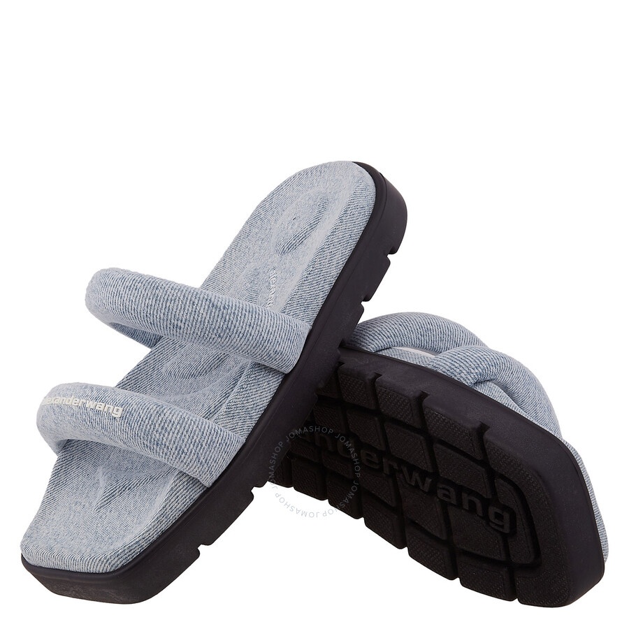 T by Alexander Wang Jay Denim Flatform Sandals - 2