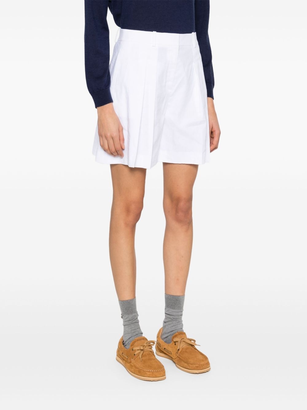 pleat-detailed shorts - 3
