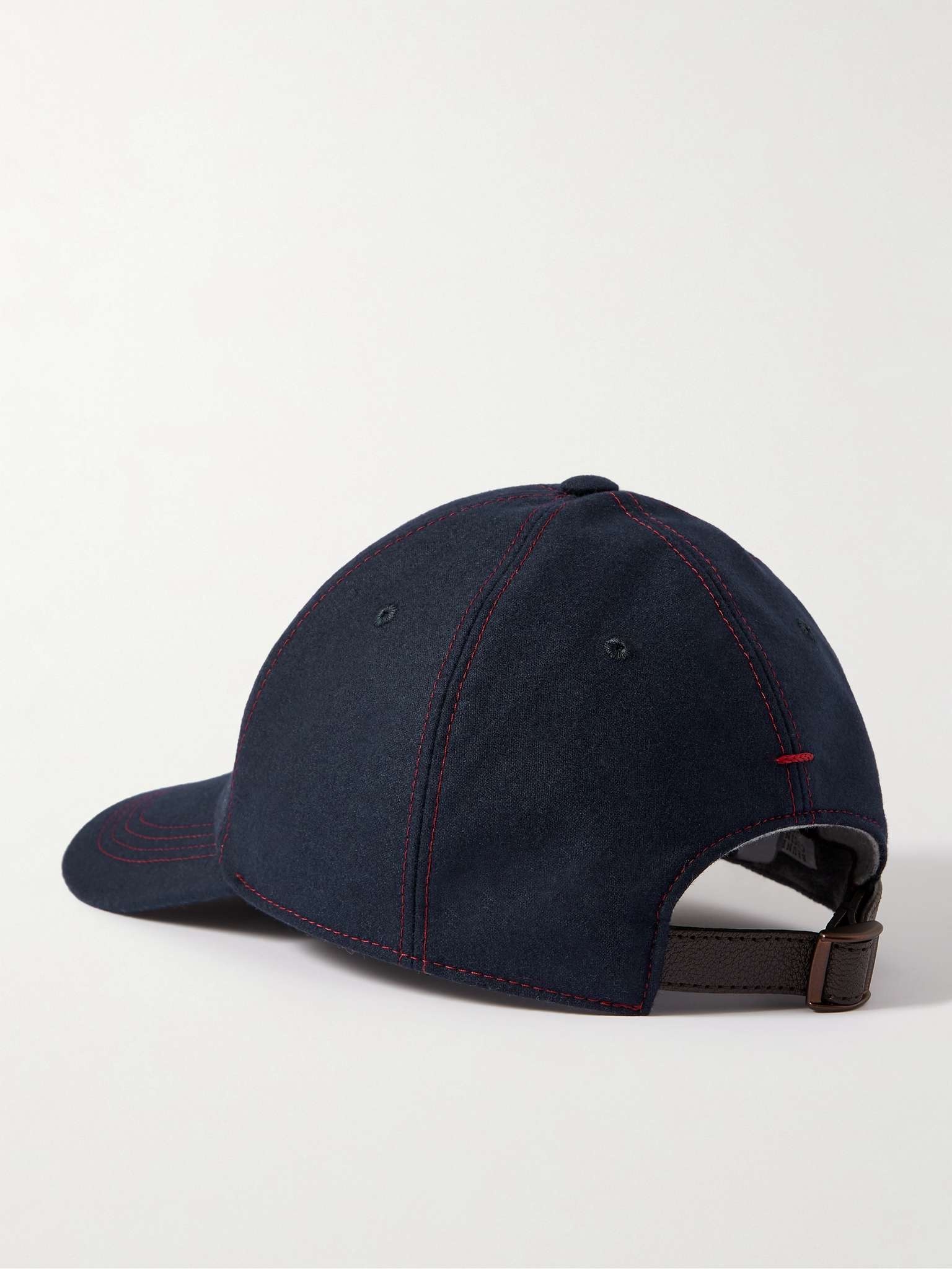 Logo-Embroidered Cashmere and Silk-Blend Baseball Cap - 3
