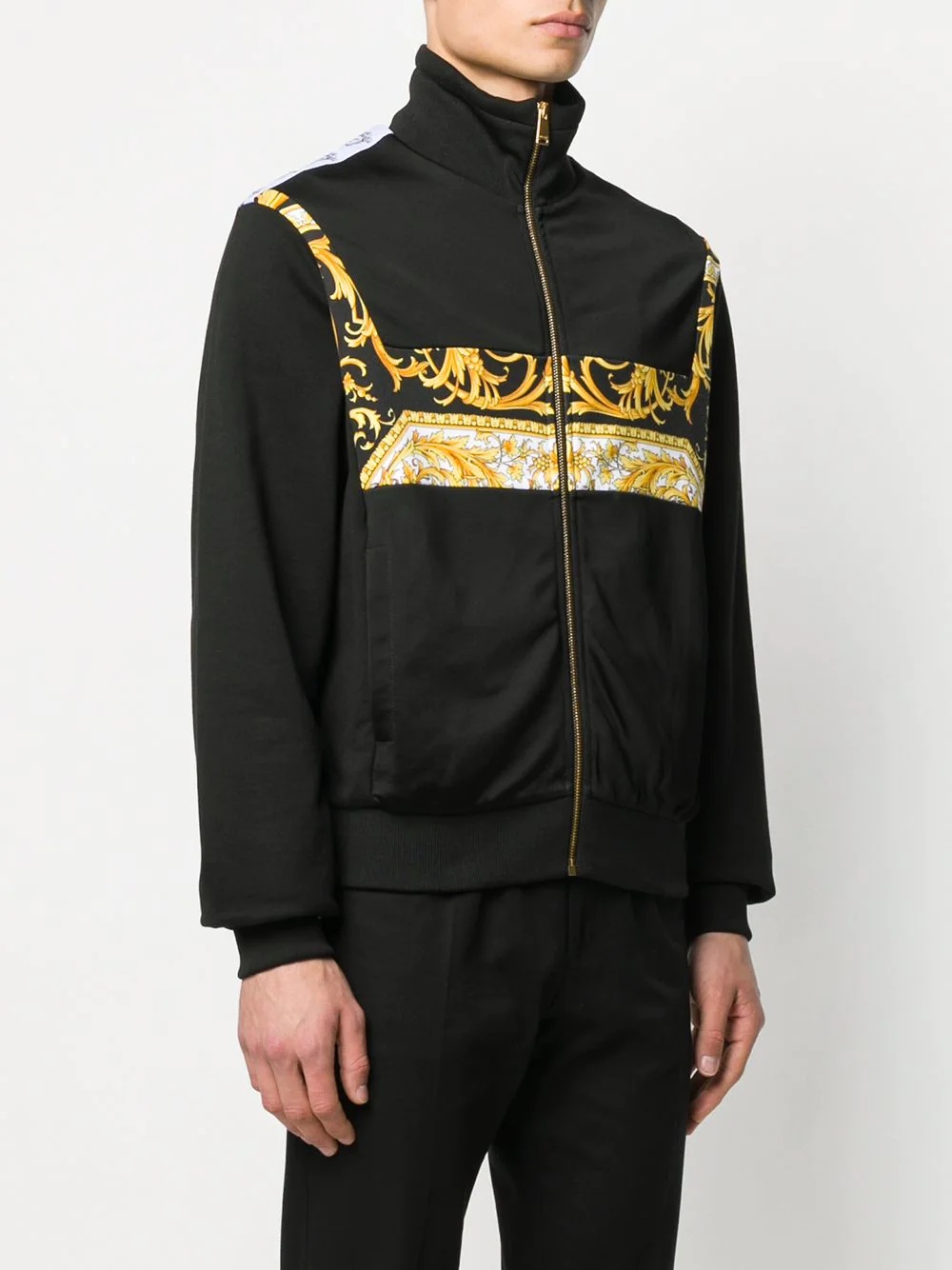 Barocco logo bomber jacket - 3