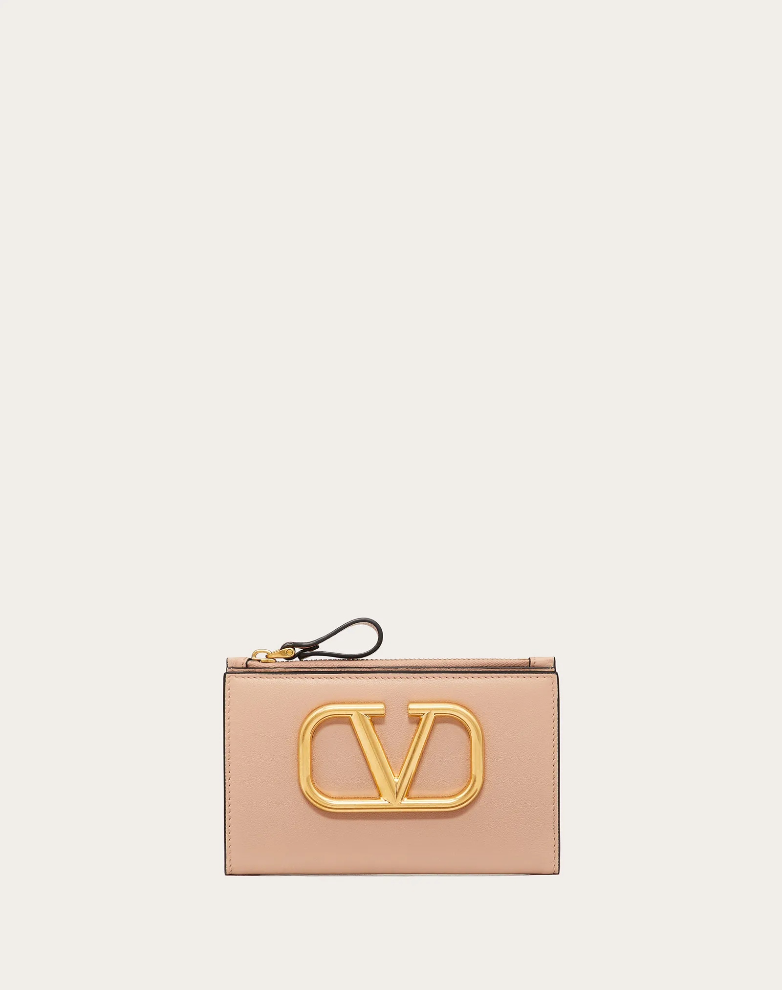 VLOGO SIGNATURE CALFSKIN CARDHOLDER - 1