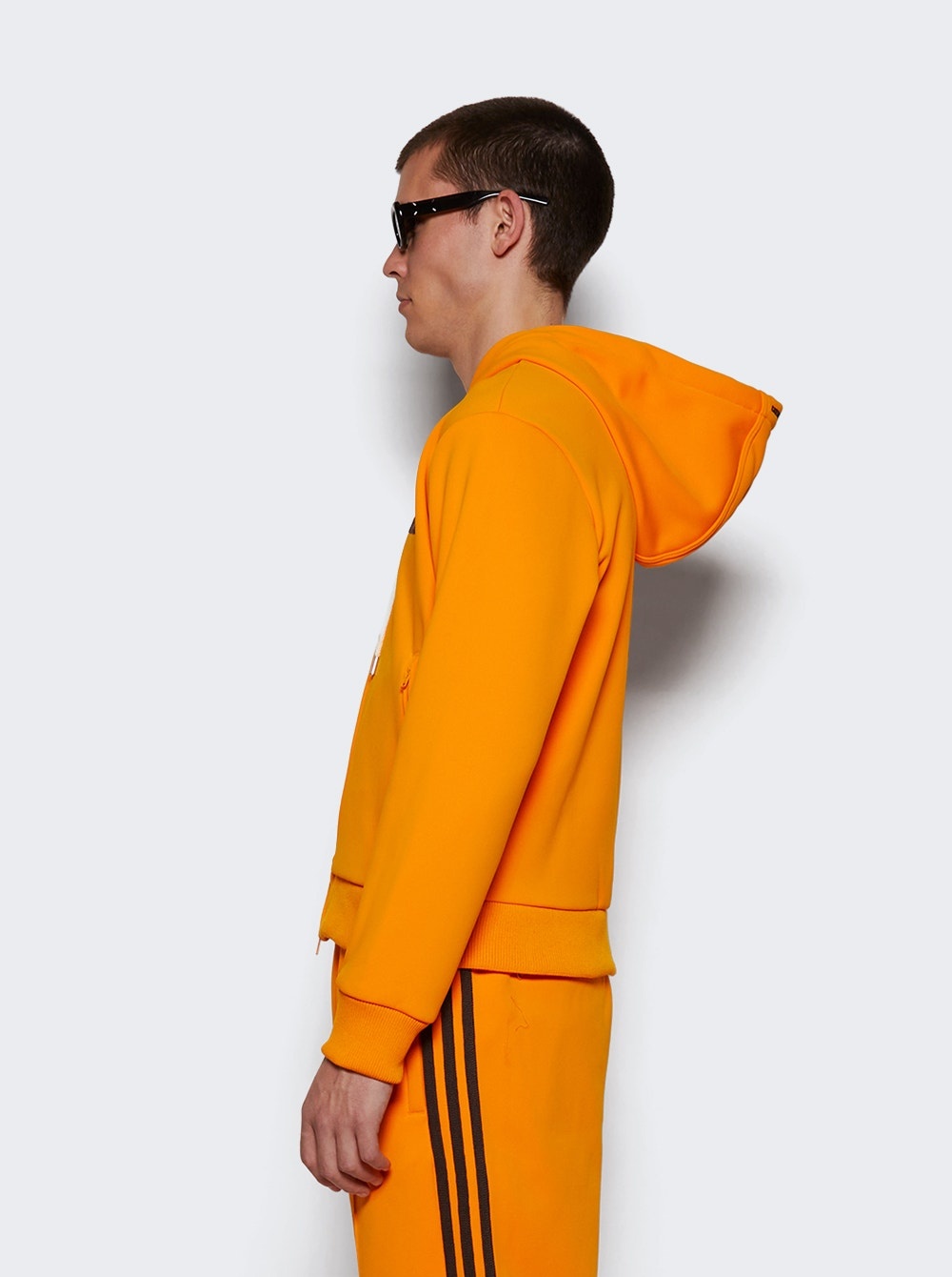 X Wales Bonner Track Hoodie Orange - 4