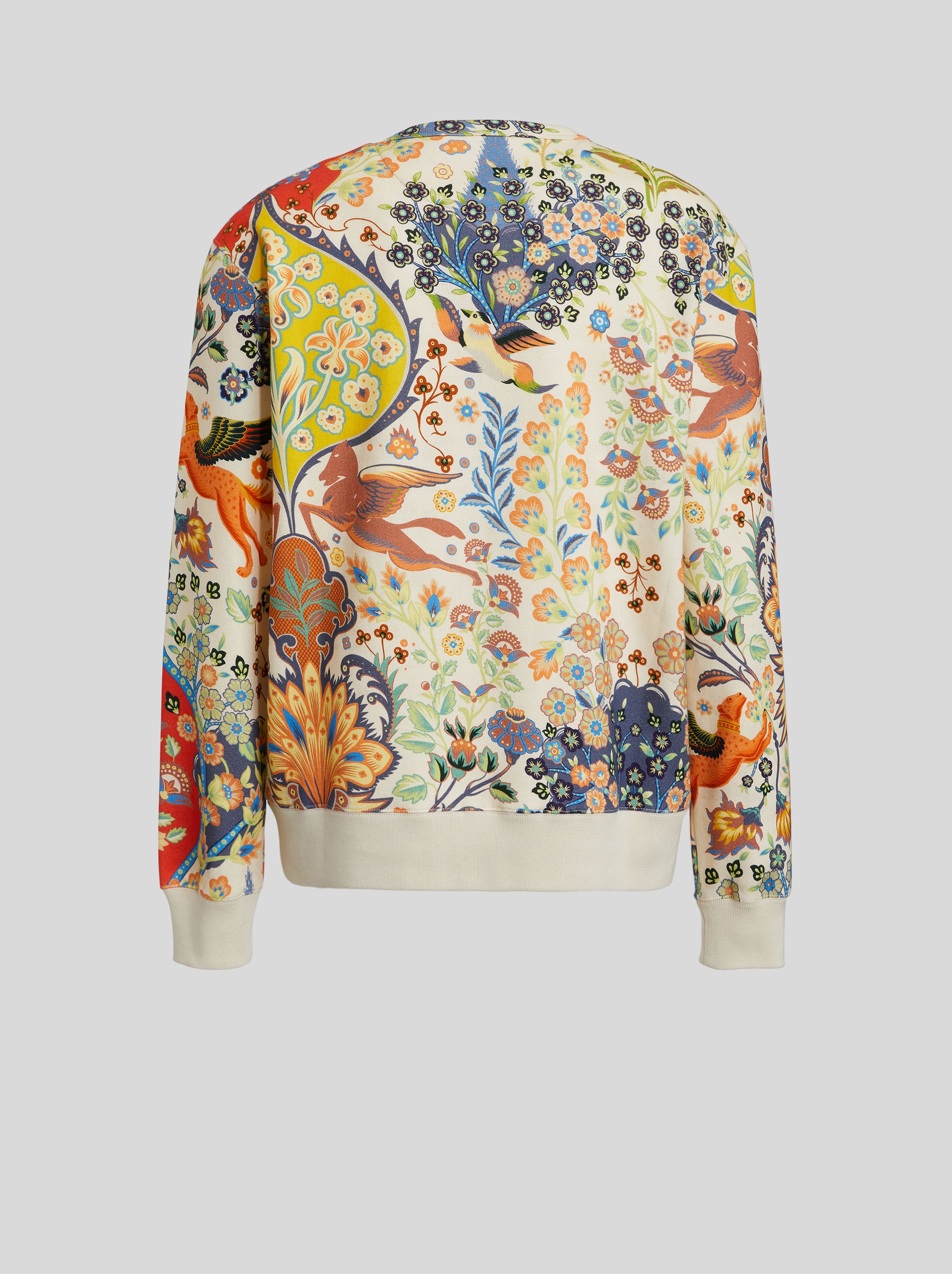 PRINTED ROUND NECK SWEATSHIRT - 5