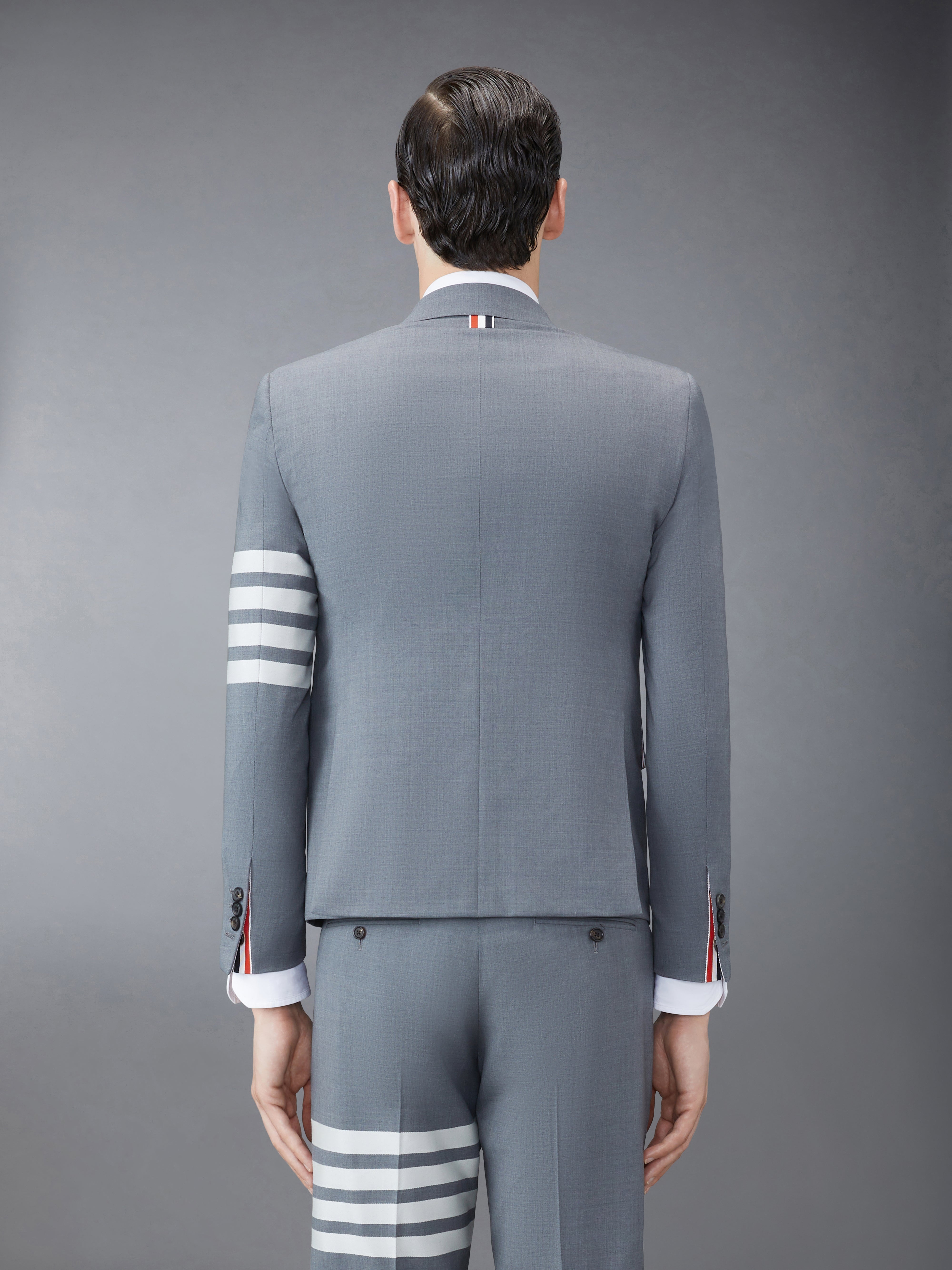 PLAIN WEAVE 4-BAR HIGH ARMHOLE SPORT COAT - 2