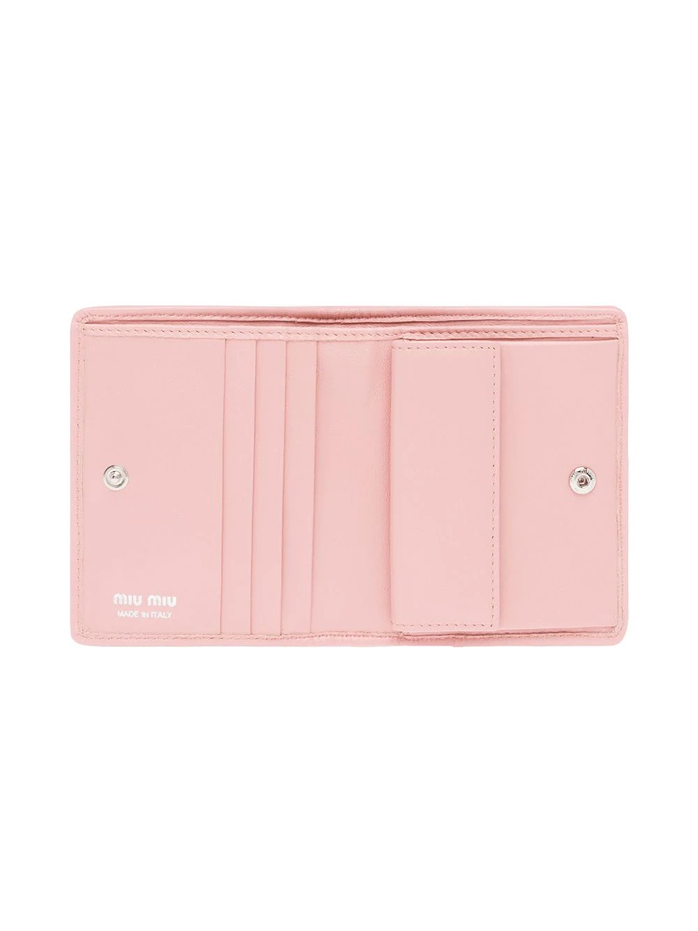 matelassé embellished billfold wallet - 5