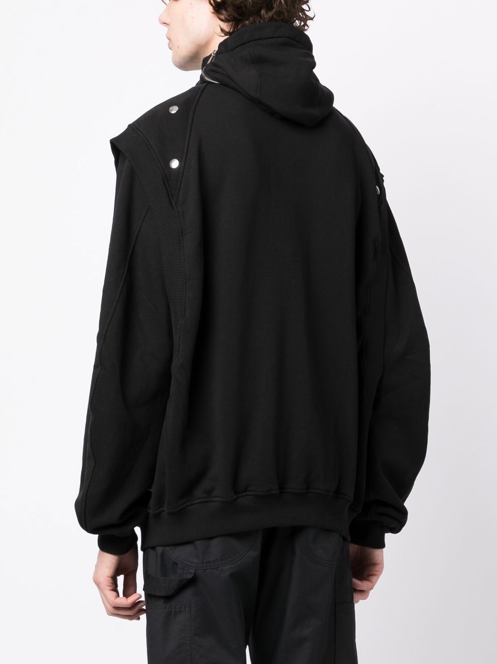 hooded zipped-up jacket - 4