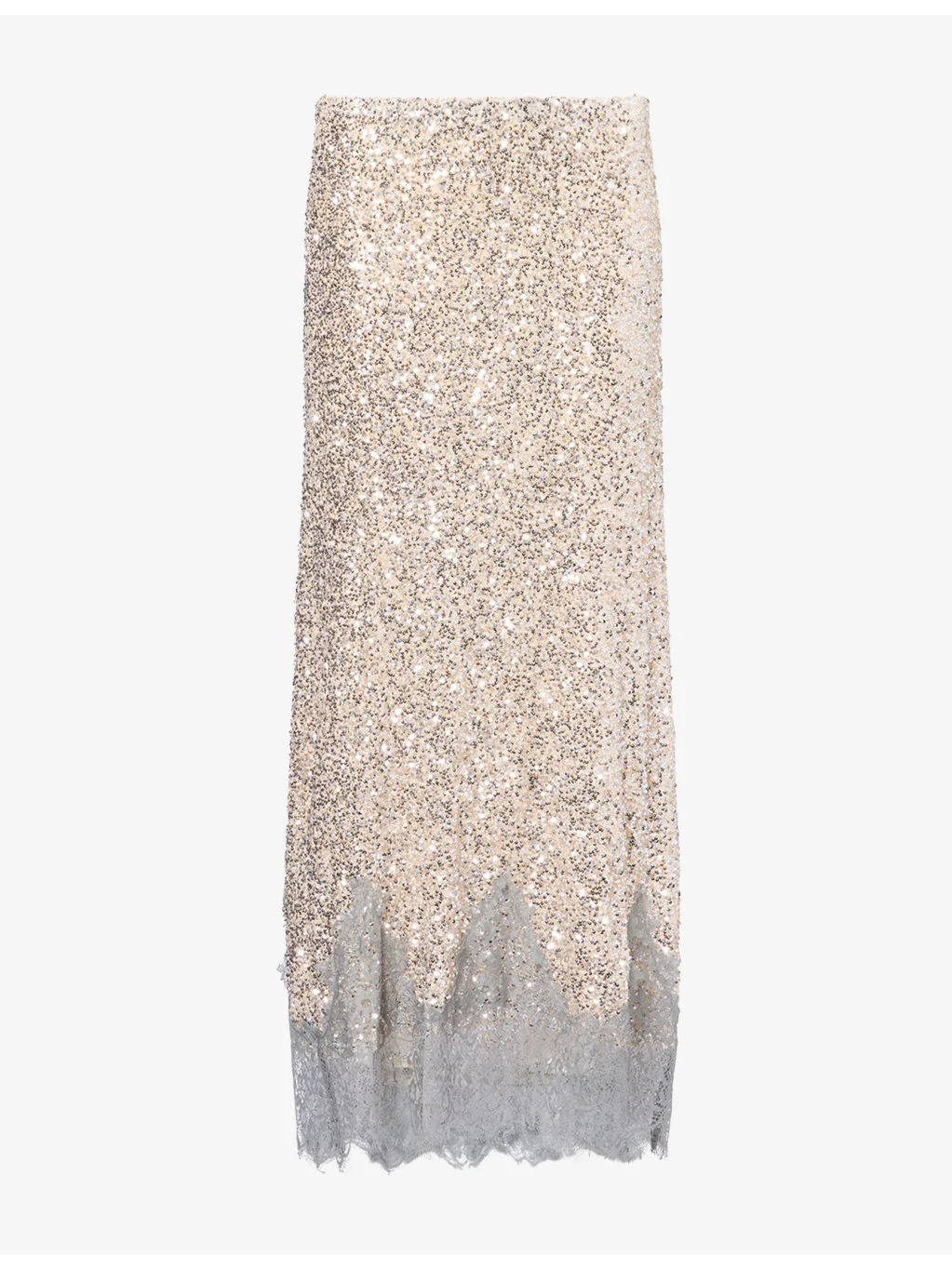 Maeva Sequinned Midi Skirt - 1