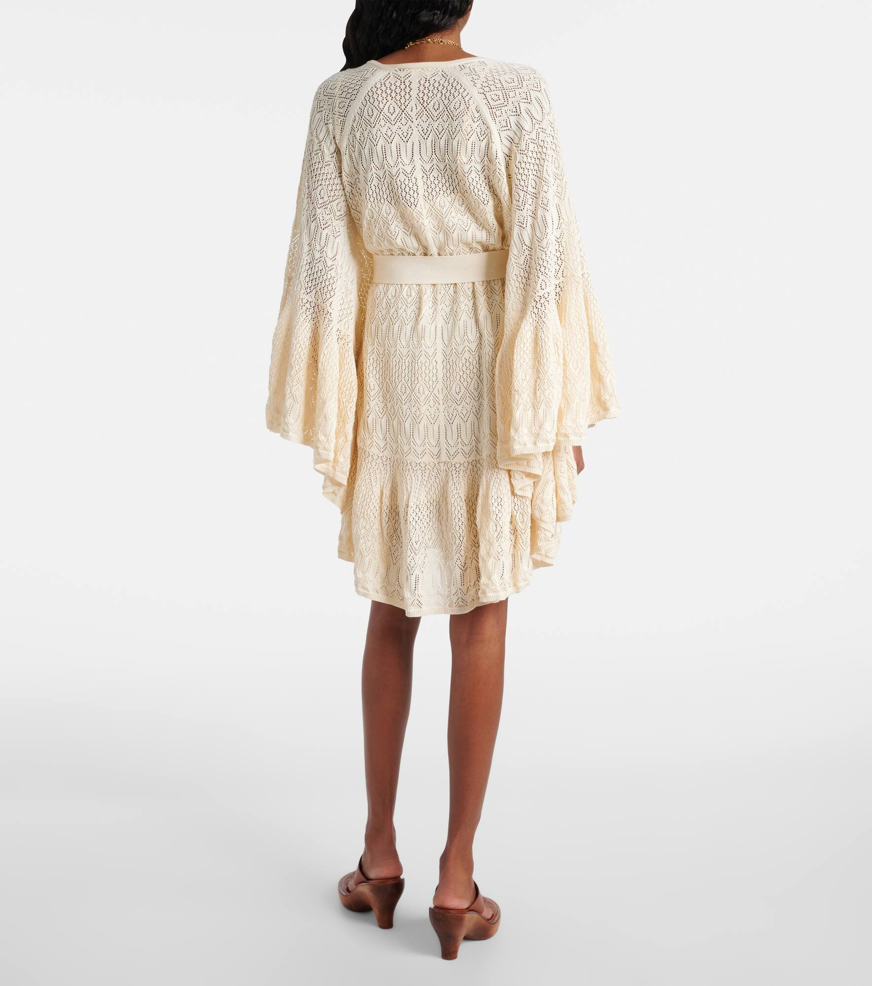 Coco gathered lace minidress - 3