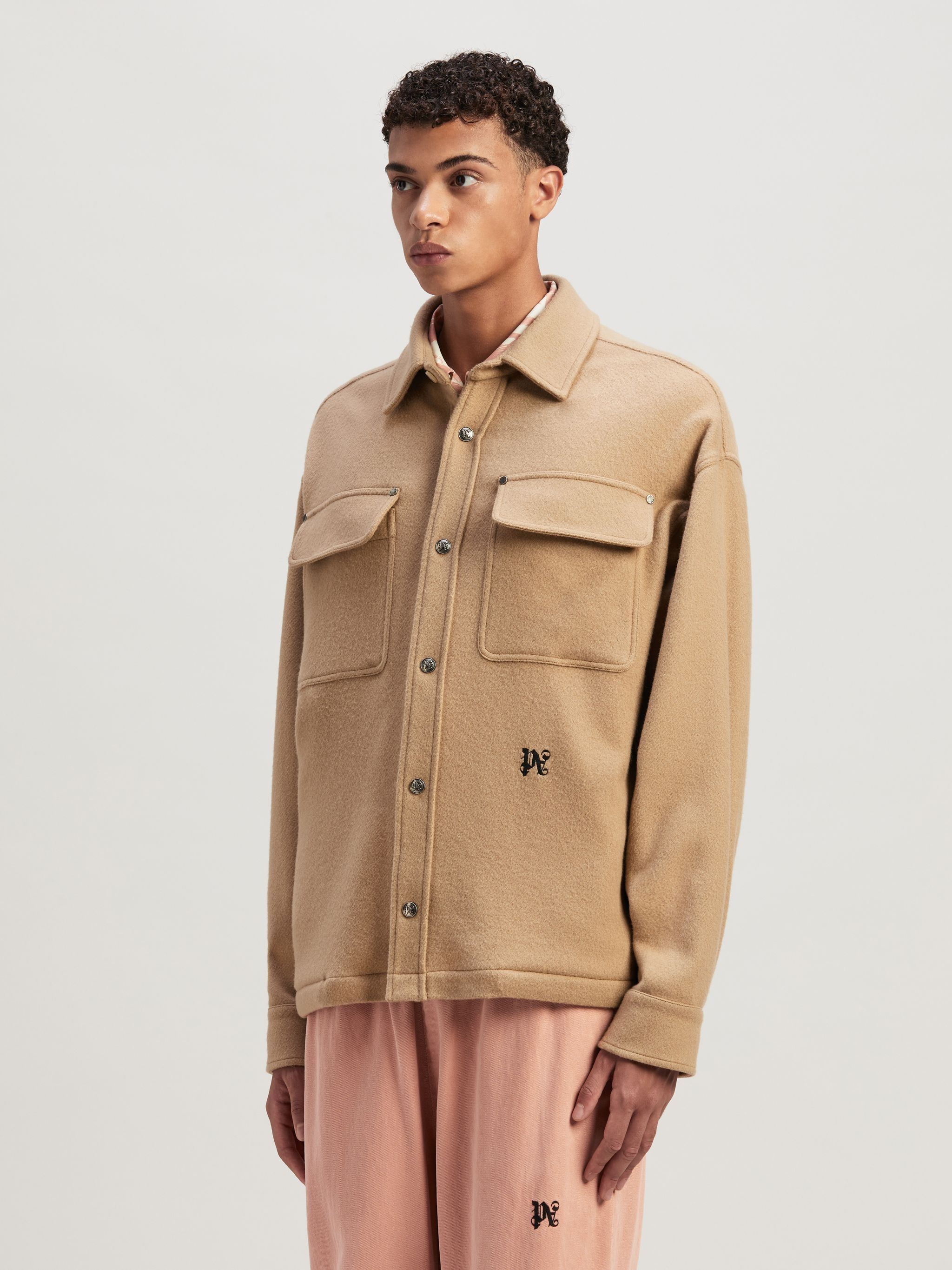 Monogram Pockets Overshirt - 4