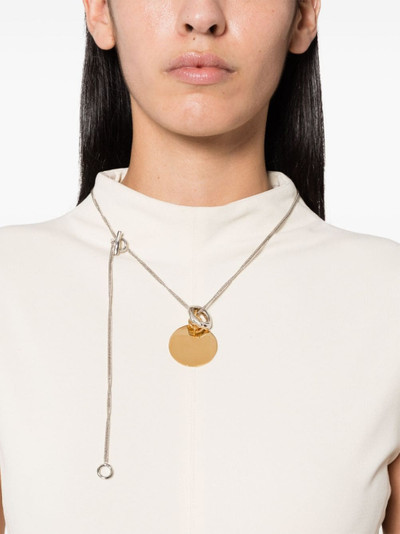 Jil Sander medallion-pendant necklace outlook