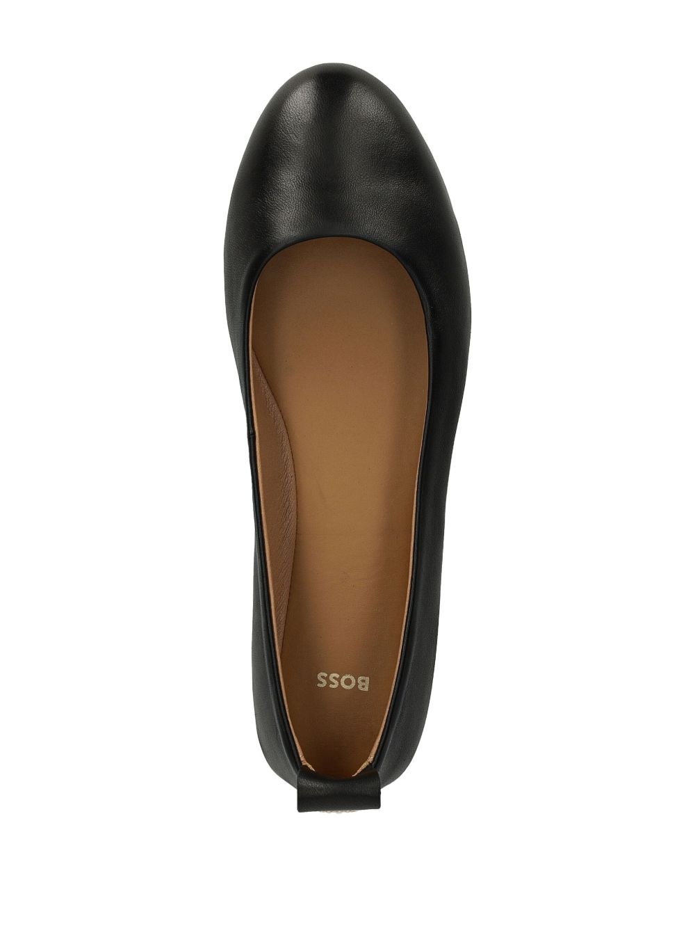 logo-plaque ballerina shoes - 4