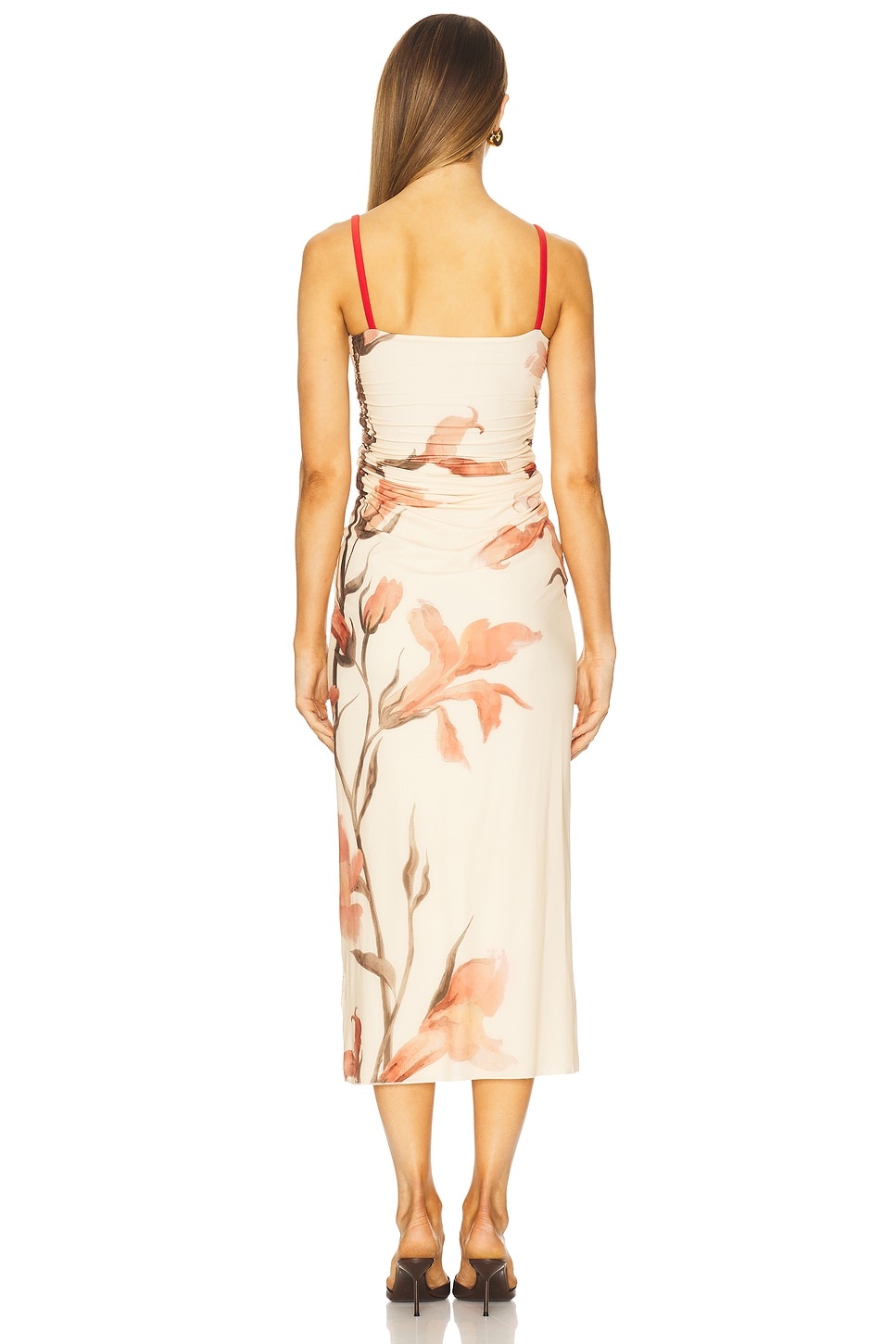 Hana Ruched Midi Dress - 3