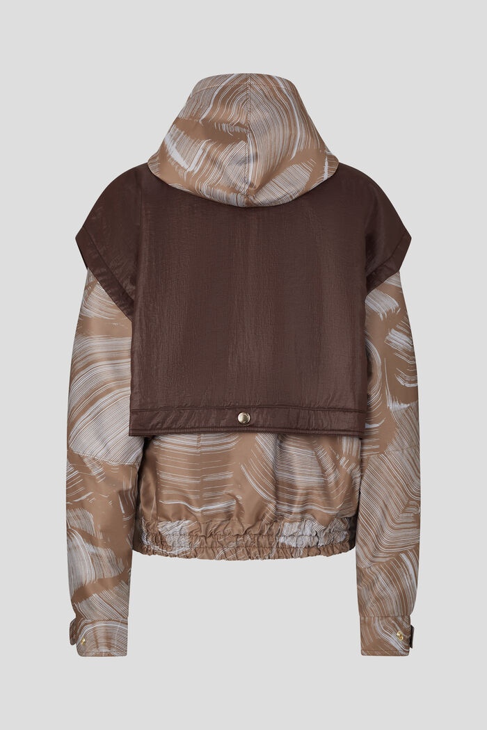 Pablo Jacket in Brown/Off-white - 3