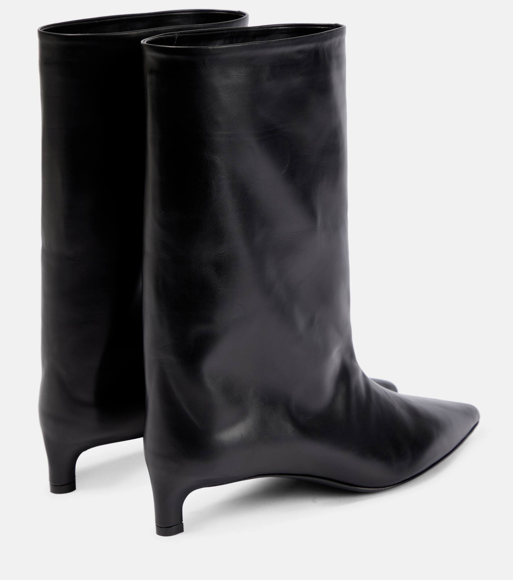 Leather ankle boots - 3