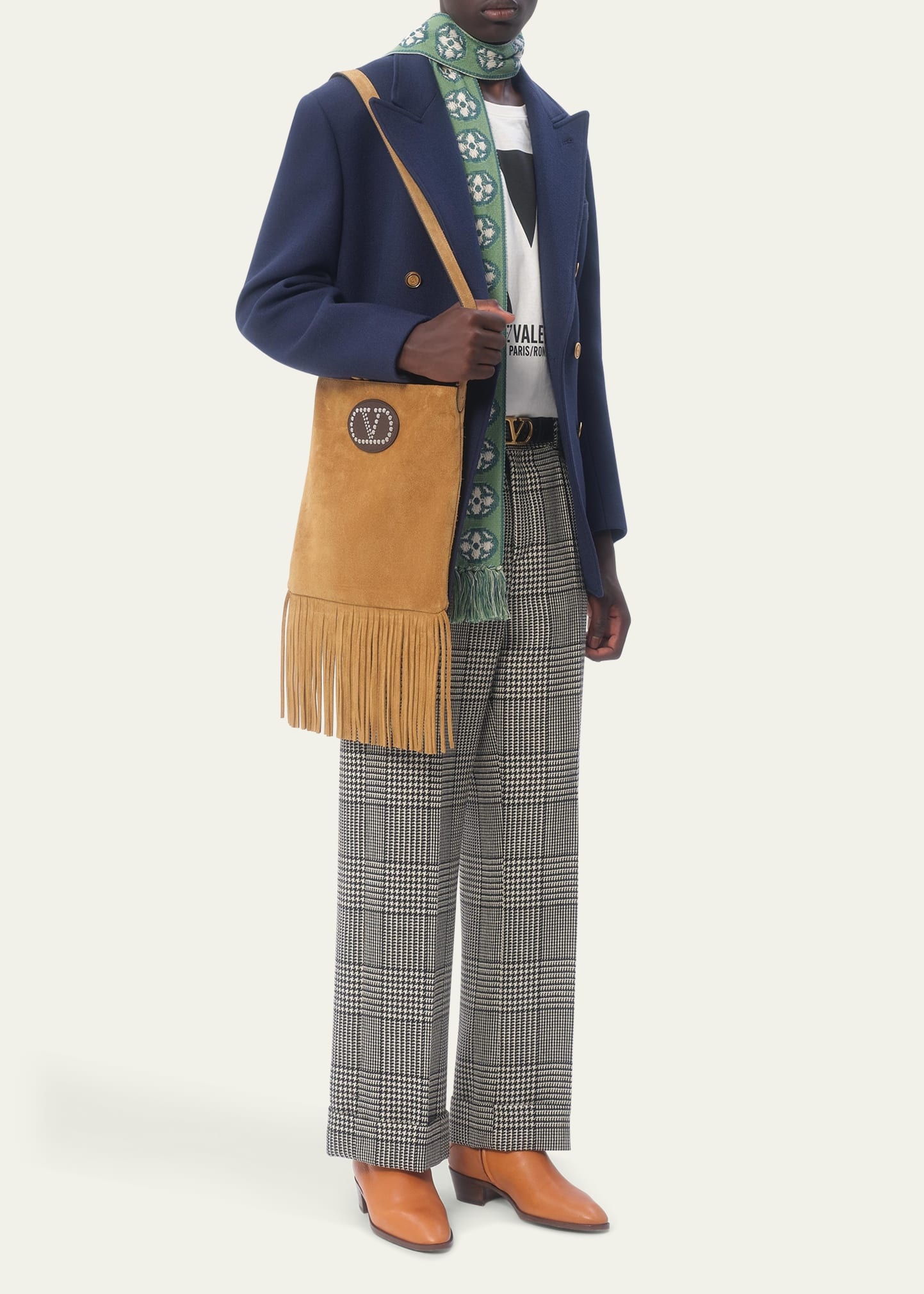Men's Nellcote Suede Fringe Shoulder Bag - 2