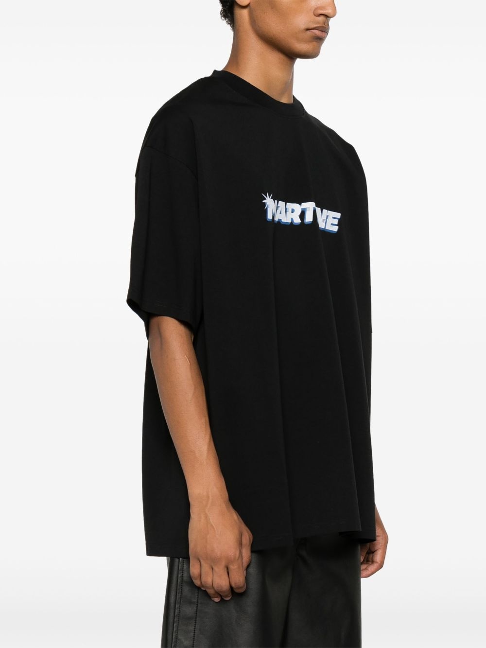 Martine Rose Oversized S/S T-Shirt Black "Black" - 5