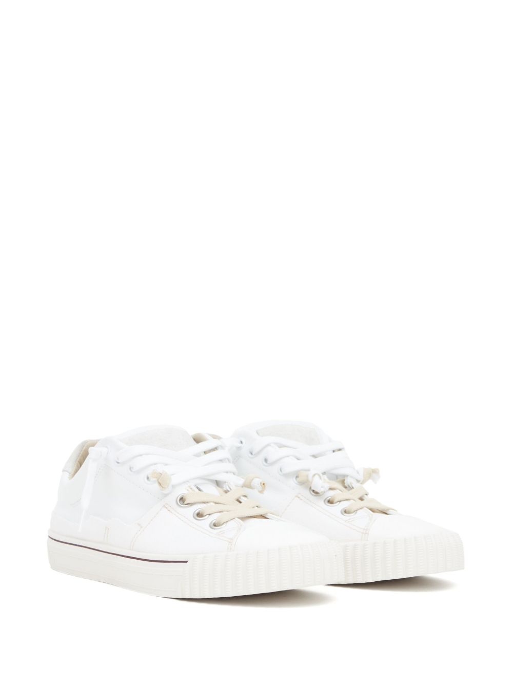 low-top lace-up sneakers - 2