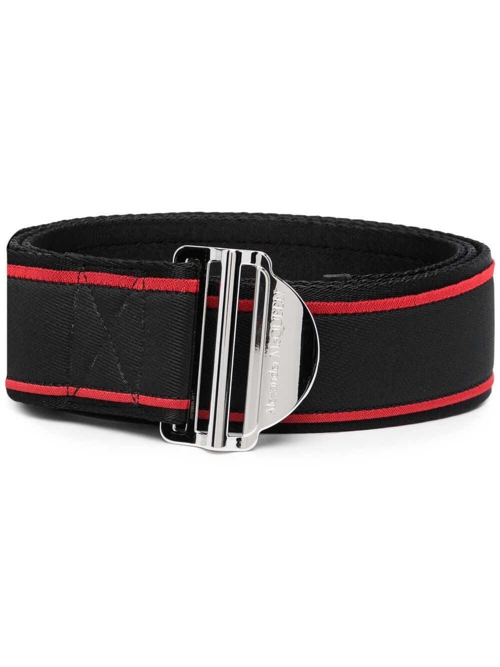 logo-print belt - 1