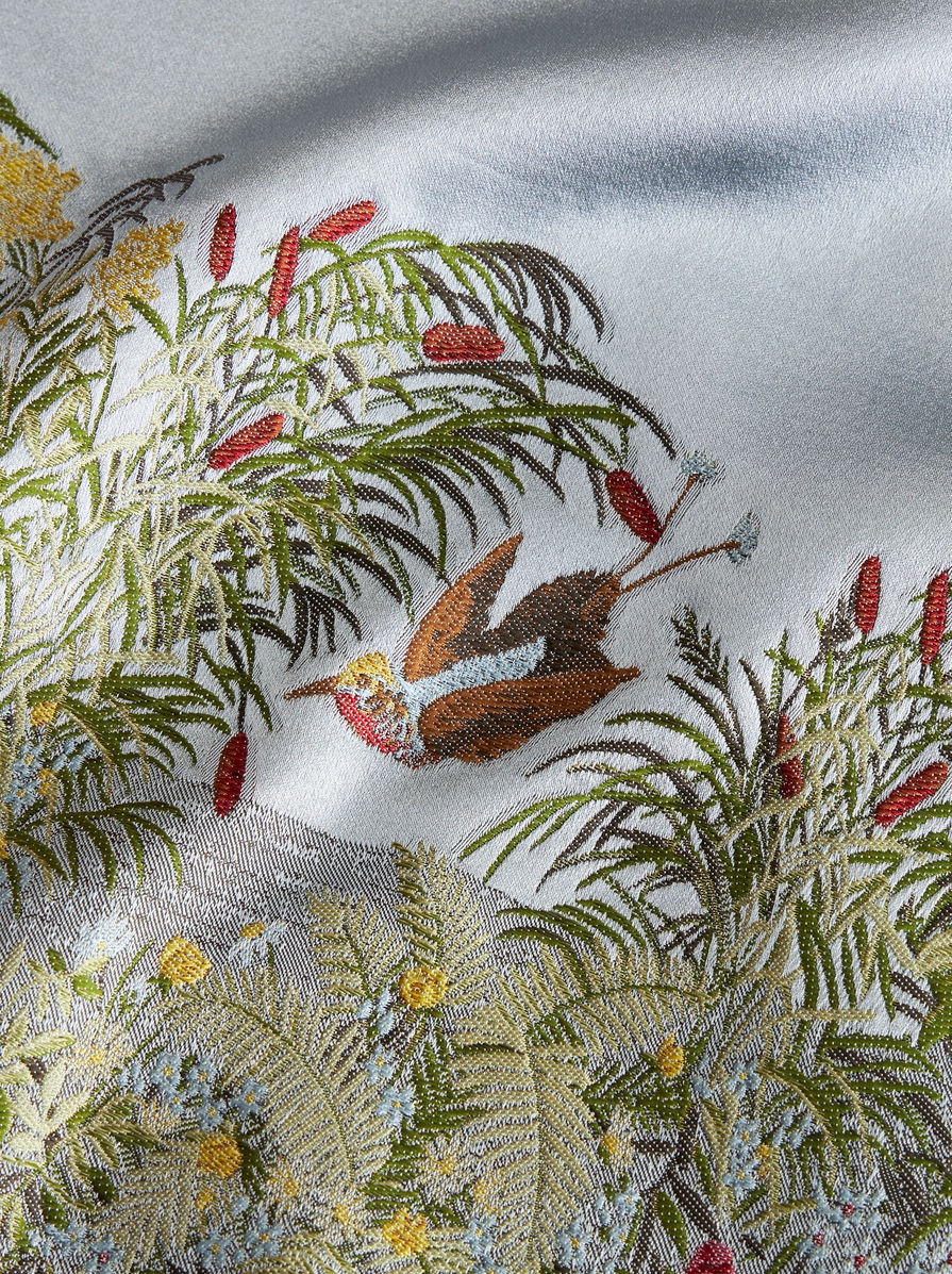 CAPE WITH JACQUARD LANDSCAPE - 7