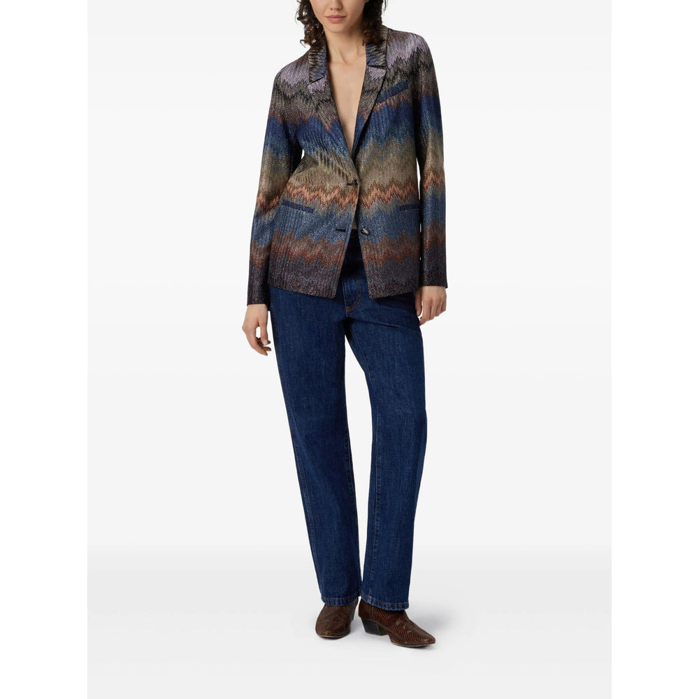 Missoni Blue Jackets - Blazers Women - 4