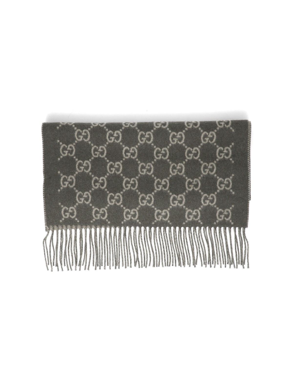 'GG' CASHMERE SCARF - 2