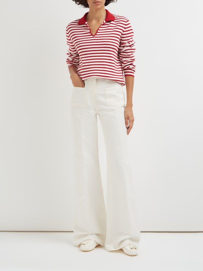 Danbeth linen & cotton wide pants - 2