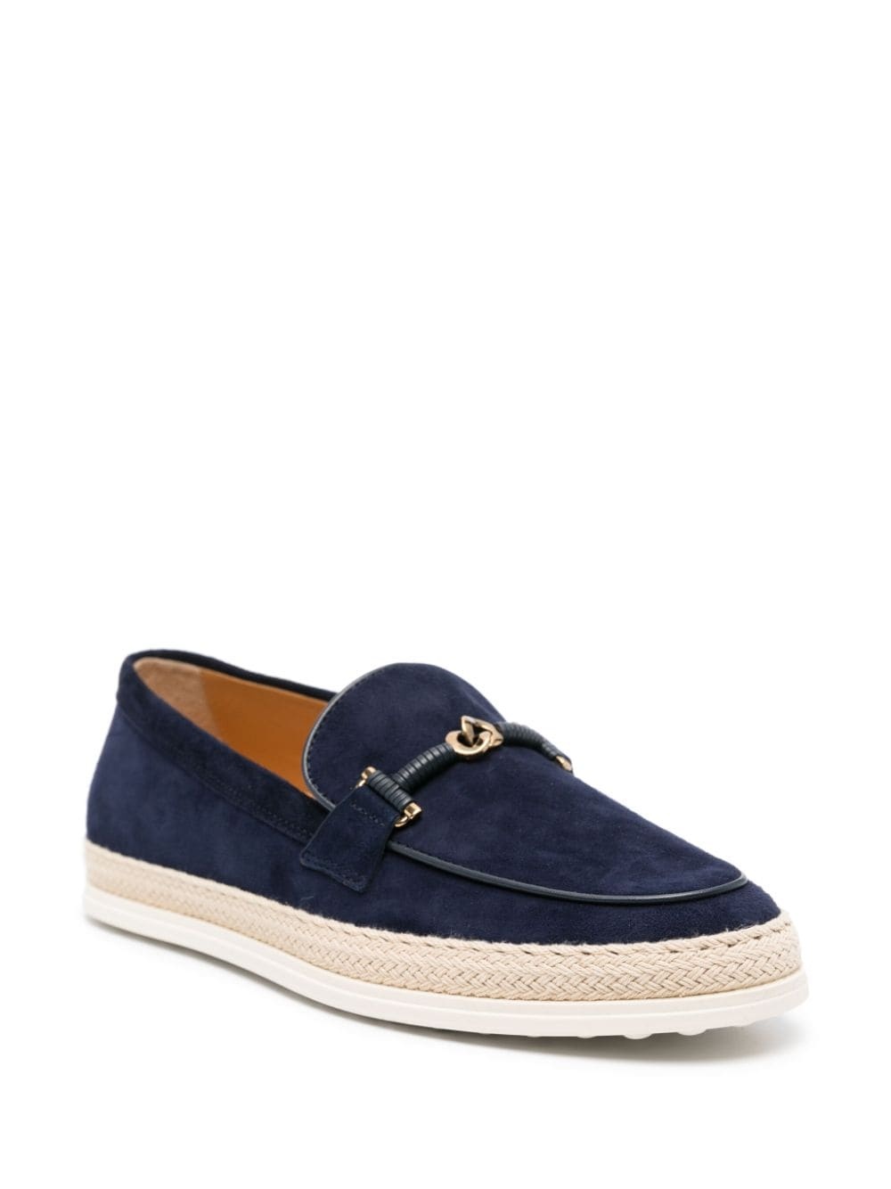 suede espadrille loafers - 2