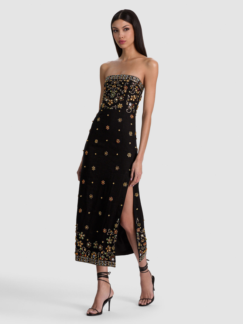 NINA EMBELLISHED MIDI DRESS 1