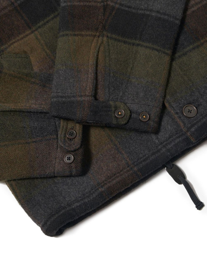button-fastening checked jacket 4