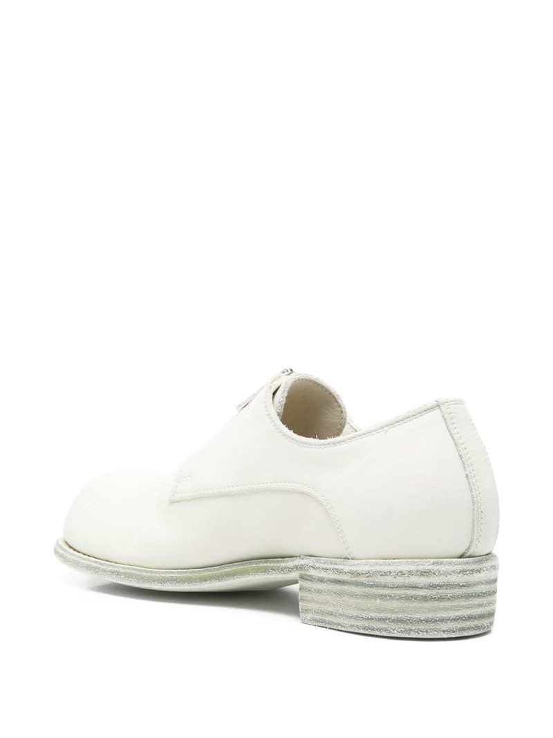 zip leather derby shoes 3