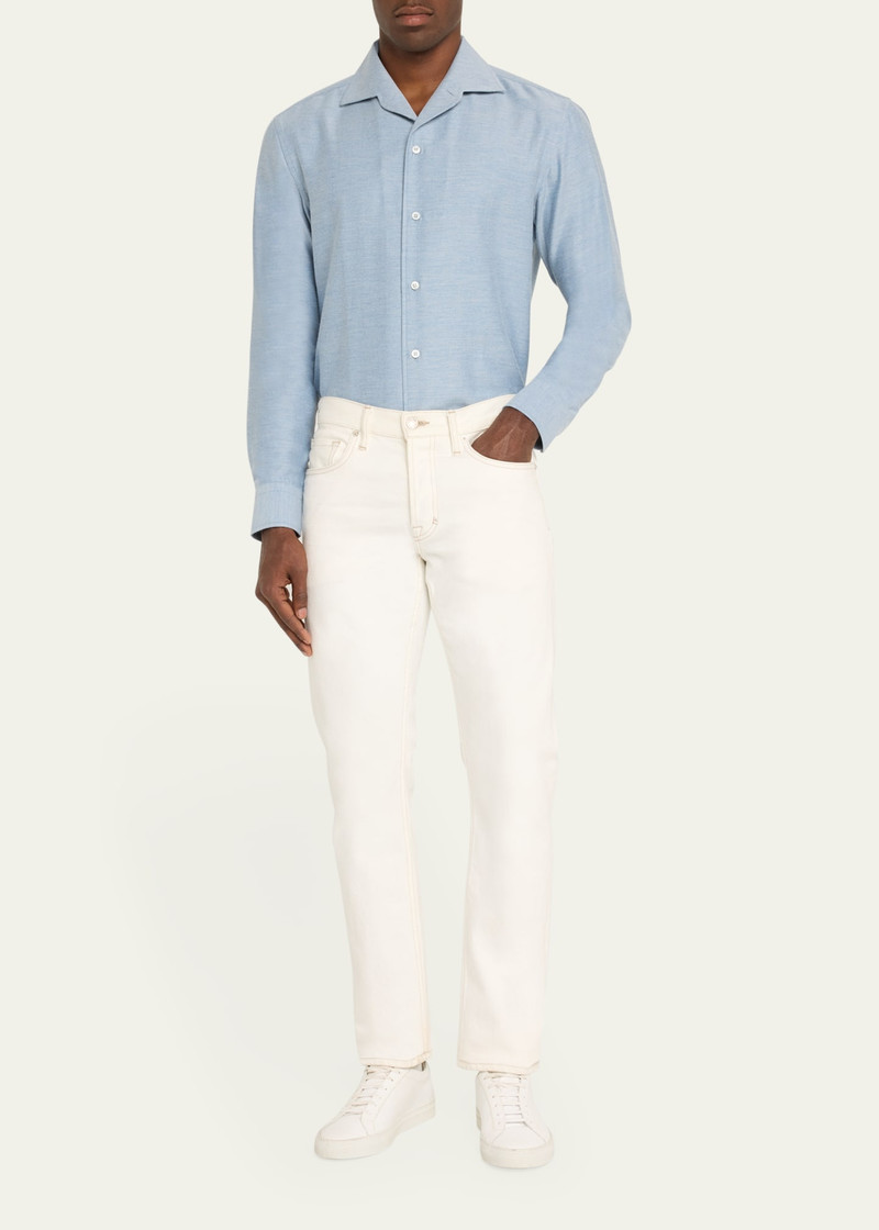 Brioni Men's Cotton Twill Sport Shirt outlook