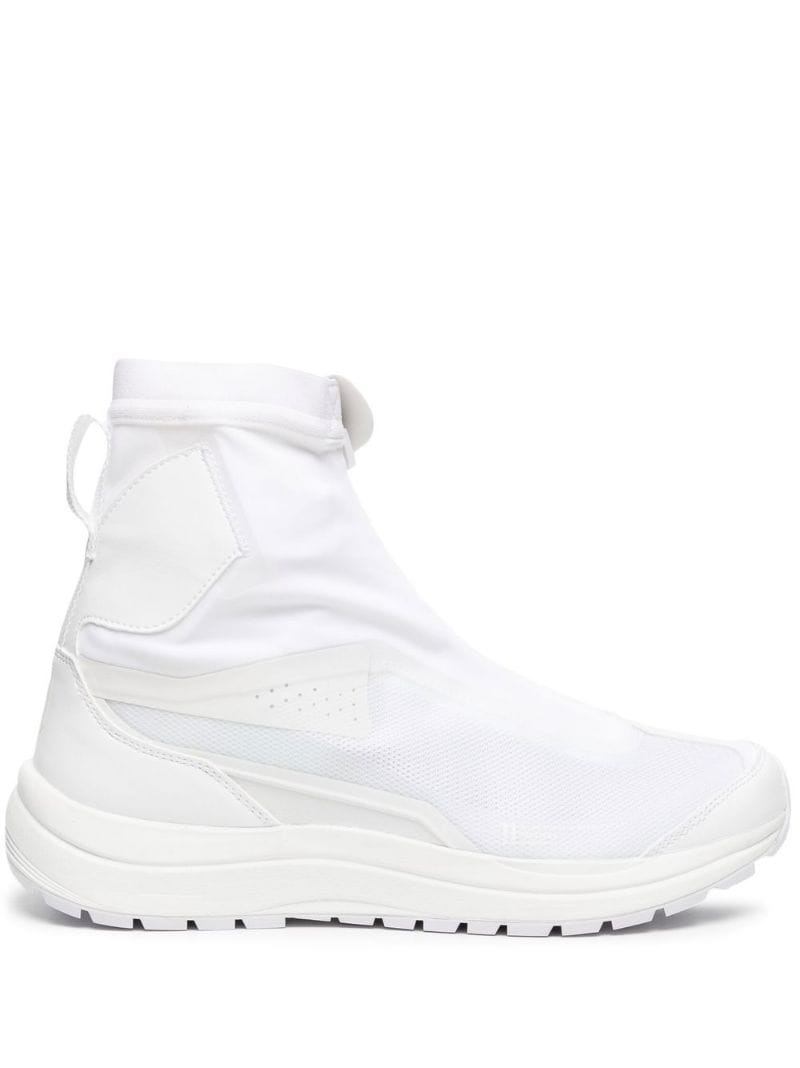 zip-up high-top sneakers - 1