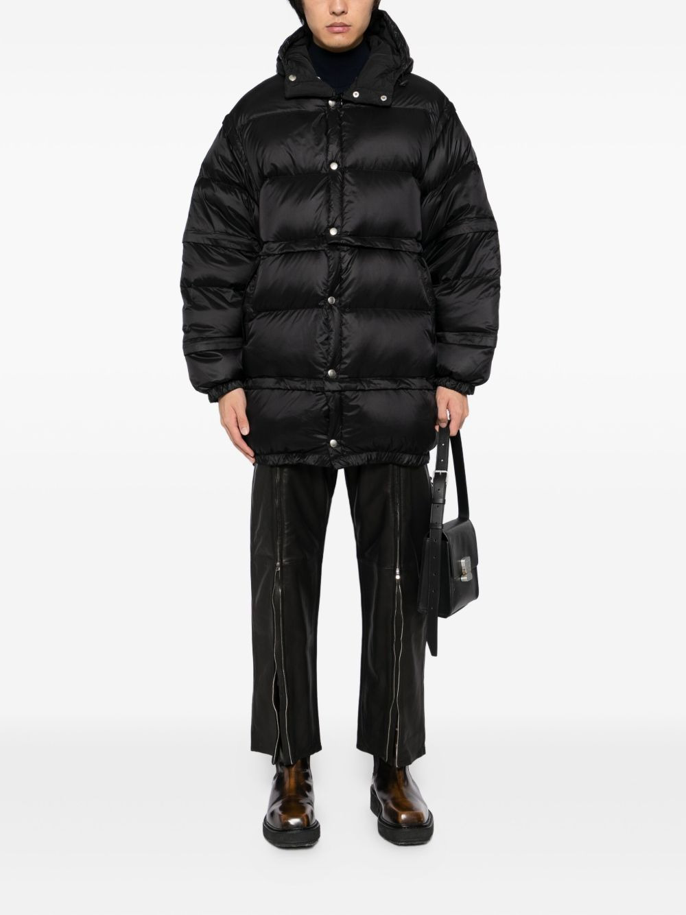 removable-collar coat - 2