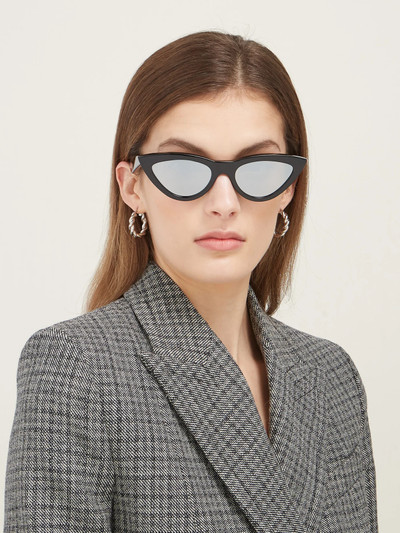 CELINE Mirrored cat-eye acetate sunglasses outlook