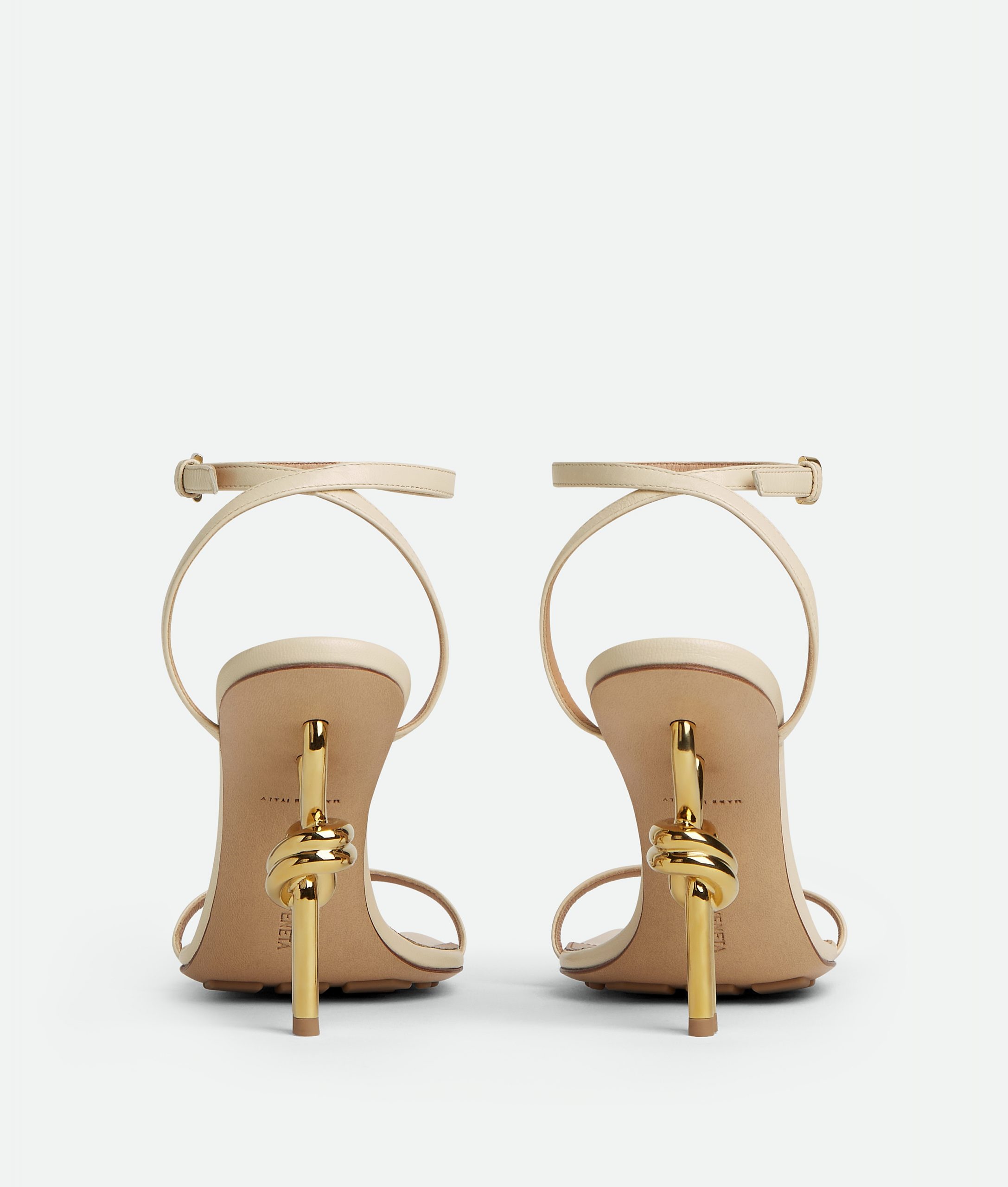 Bottega Veneta – Knot Sandal Sea Salt - 3
