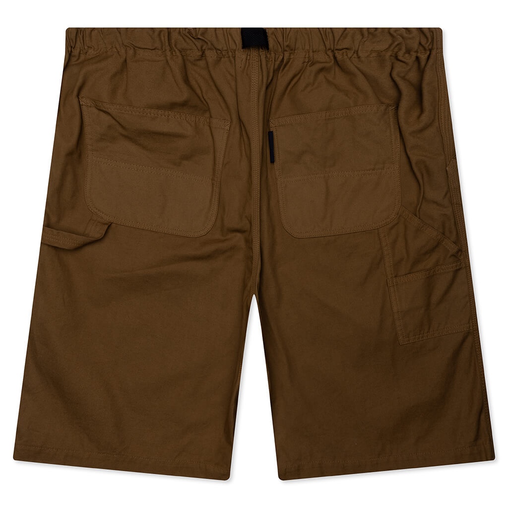 ELASTICATED WAIST UTILITY SHORTS - BEIGE - 2