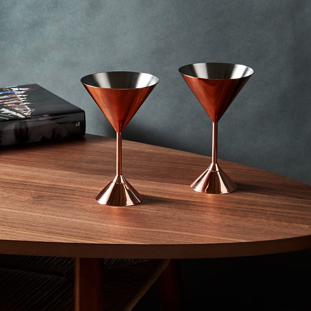 Tom Dixon Plum Martini Glass - 1