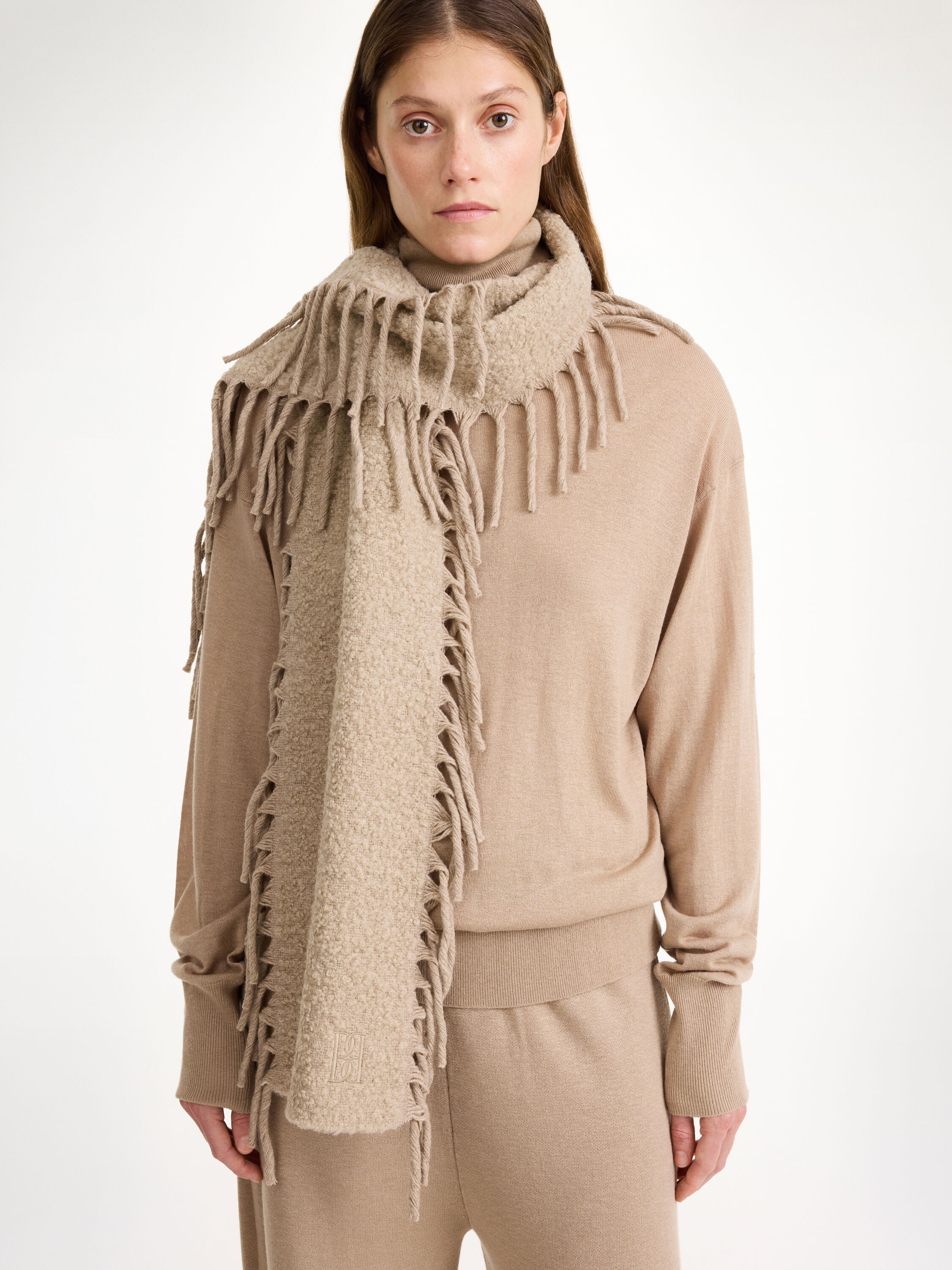 Fringly wool scarf - 2
