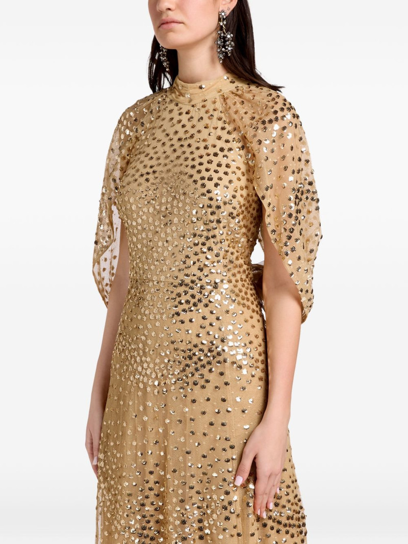 sequin-embellished midi dress 4