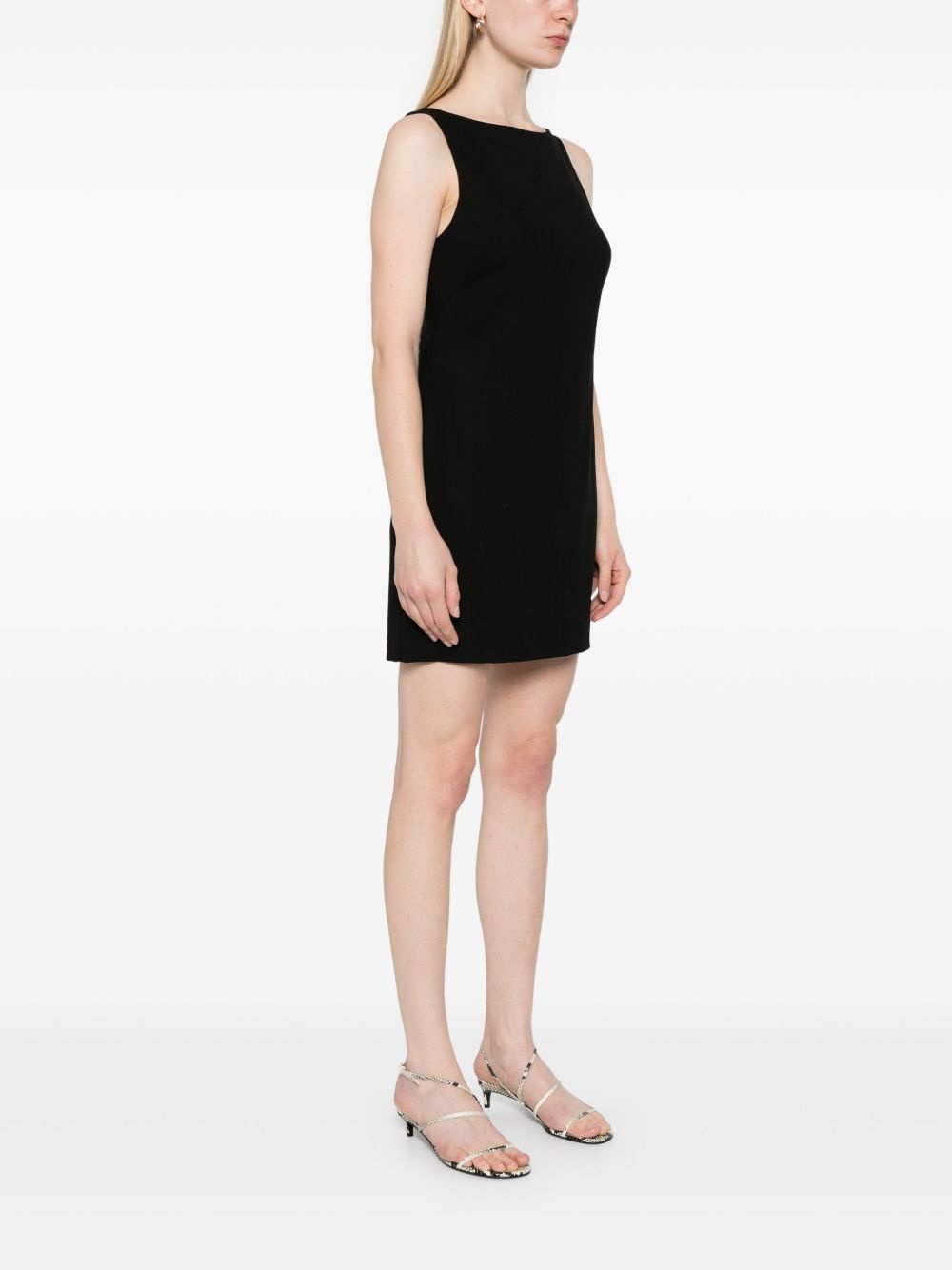crepe shift dress - 3