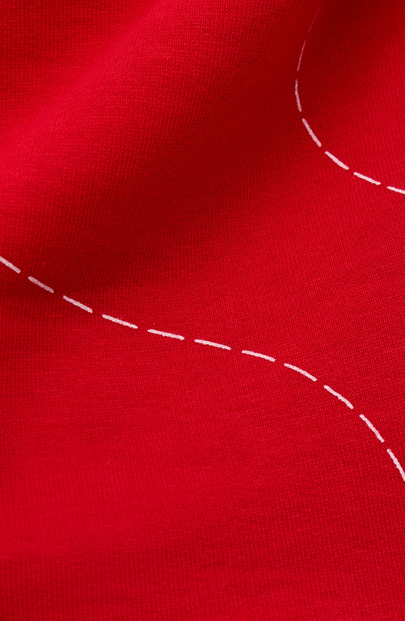 PUMA x Scuderia Ferrari Monza Cotton Hoodie in Rosso Corsa at Nordstrom - 5