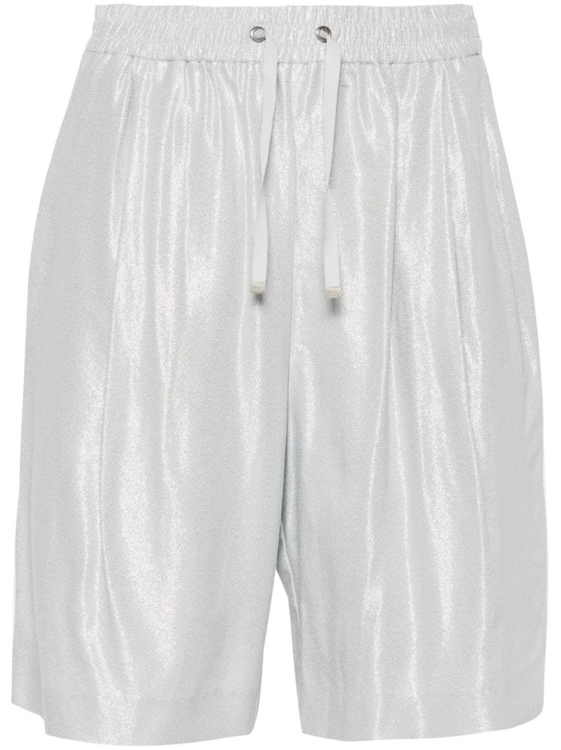 pleat-detail shorts 1