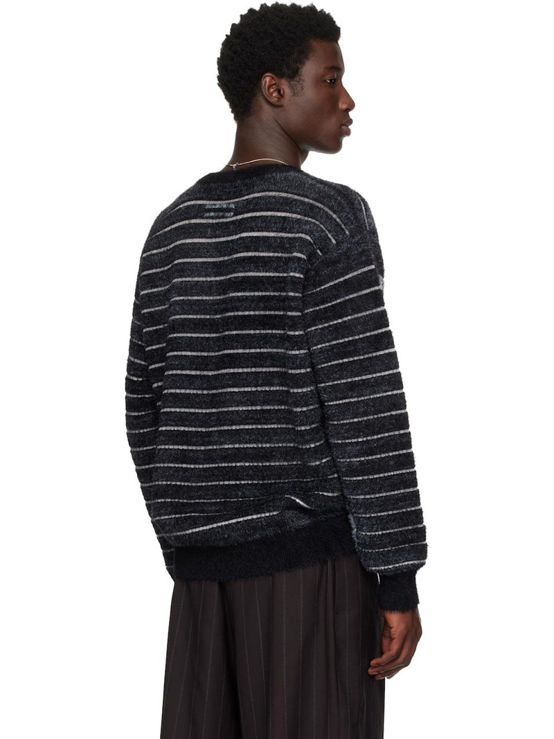 Black & White Jacquard 'Gaultier' Sweater 3