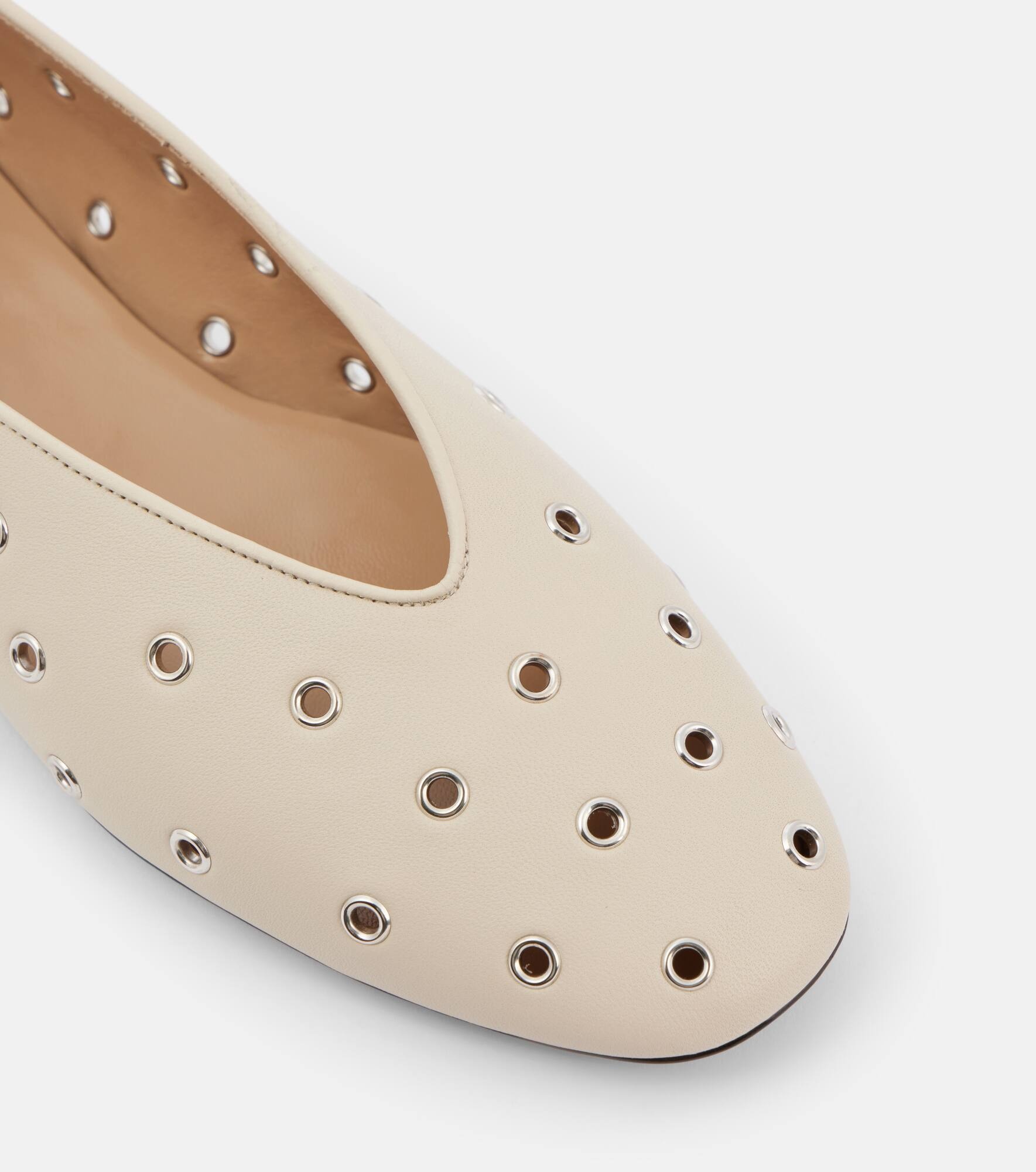 Regency studded leather ballet flats - 5