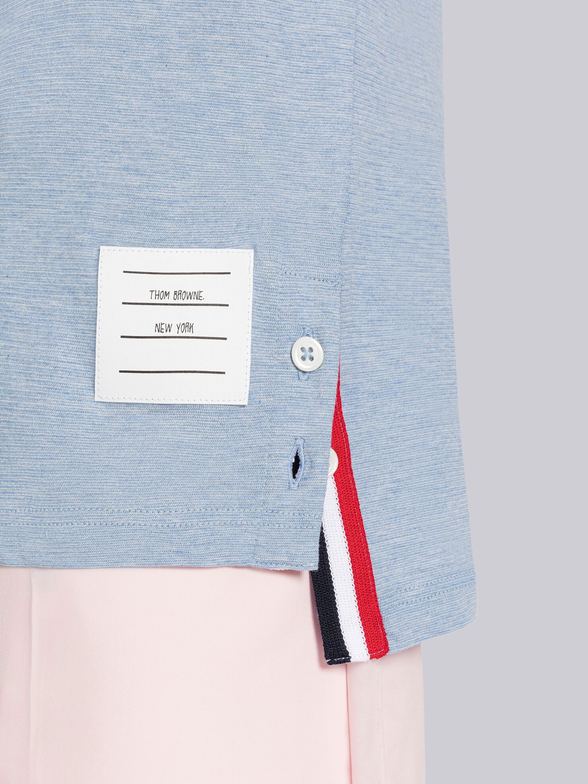 Melange Jersey Short Sleeve Ringer Tee - 6